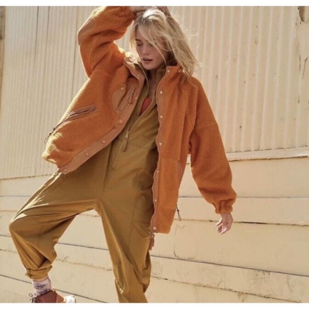 Free People hit the trails fleece Jacket